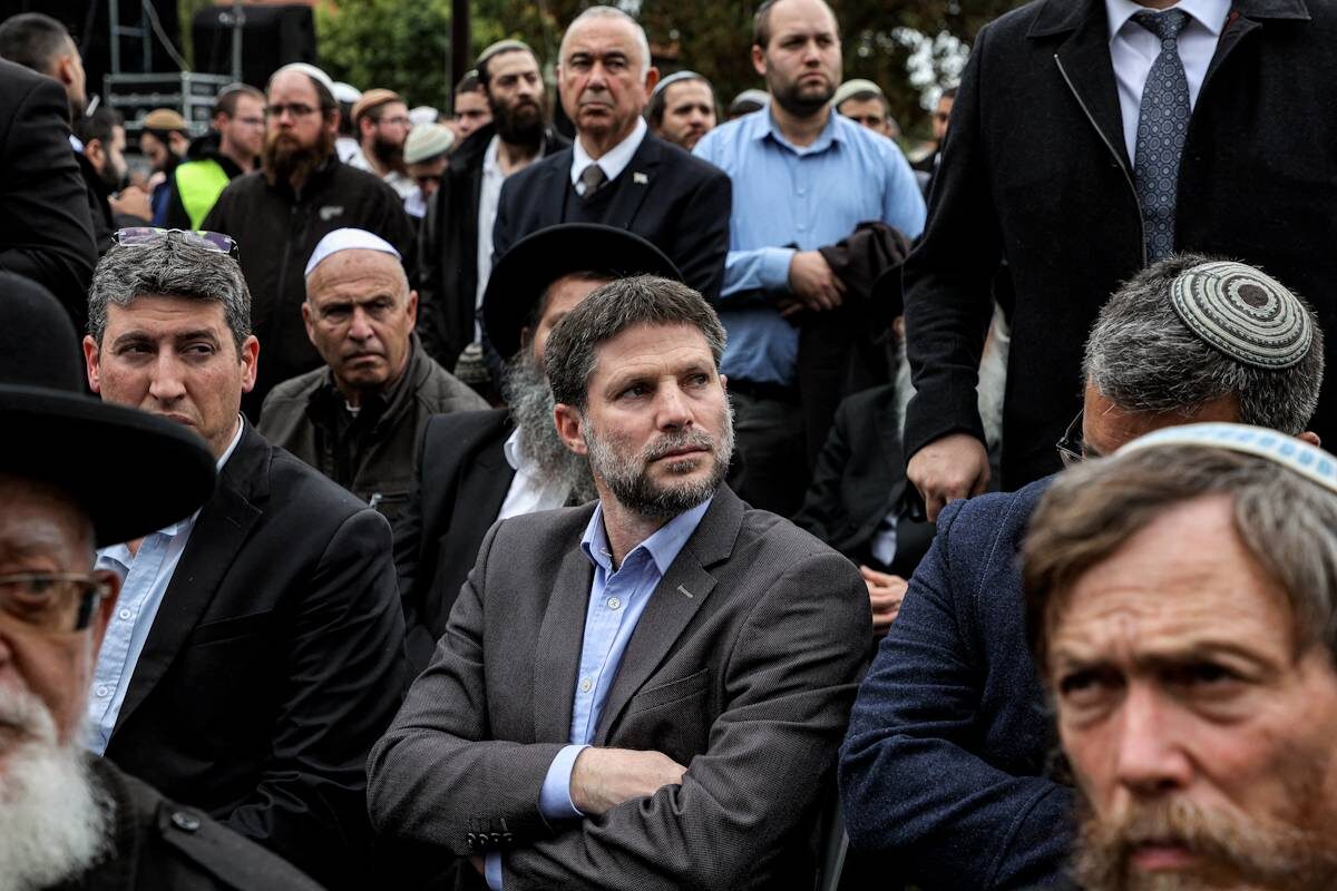 Bezalel Smotrich (C), Israeli far-right lawmaker and leader of the Religious Zionist Party [Social media]