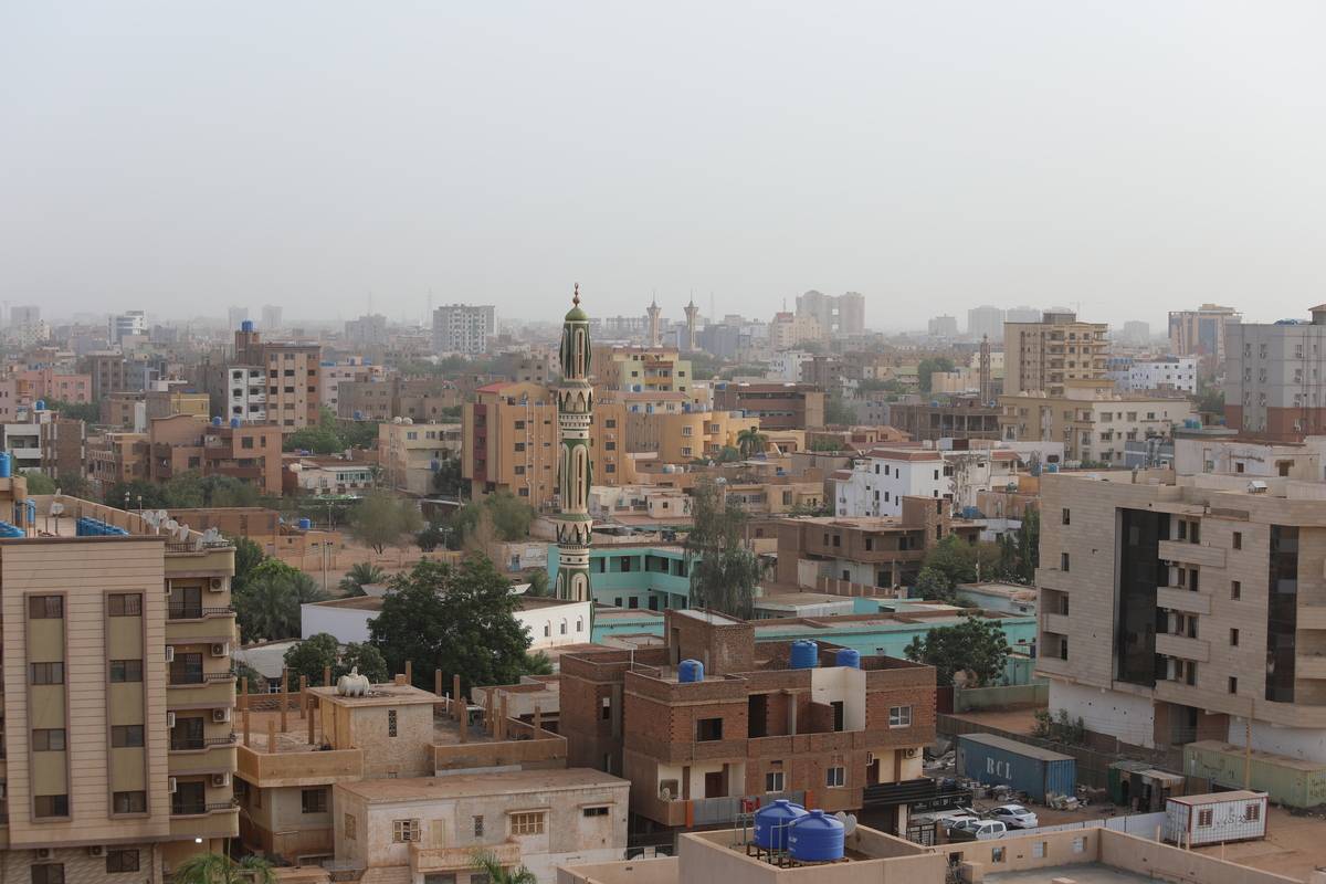 A view of the city after the Sudanese Armed Forces and the paramilitary Rapid Support Forces (RSF) take a ceasefire for 72 hours in Khartoum, Sudan on April 25, 2023 [Stringer - Anadolu Agency]