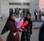 Palestinians evacuated from Sudan are seen upon their arrival in Rafah Border Gate due to clashes between the Sudanese army and paramilitary Rapid Support Forces (RSF) since April 15th, in Gaza on April 28, 2023. [Mohammed Asad/Middle East Monitor]