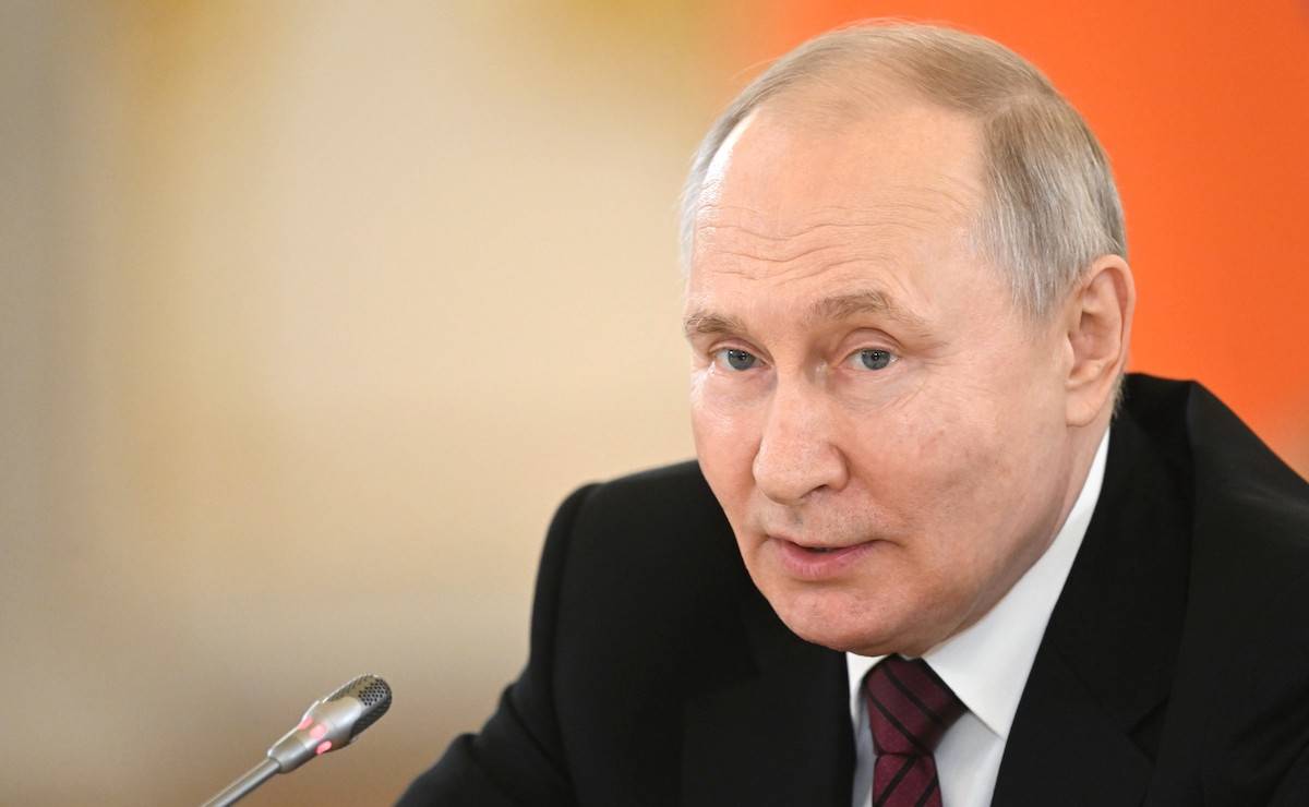Russian President Vladimir Putin in Moscow, Russia on May 25, 2023. [Kremlin Press Office - Anadolu Agency]