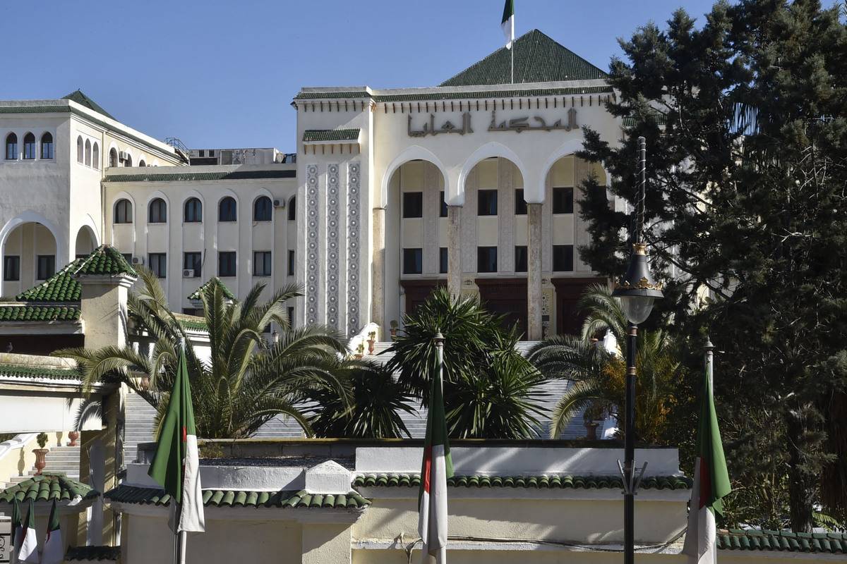 Algeria's Supreme Court in the capital's Algiers el-Biar suburb. [Photo by RYAD KRAMDI/AFP via Getty Images]