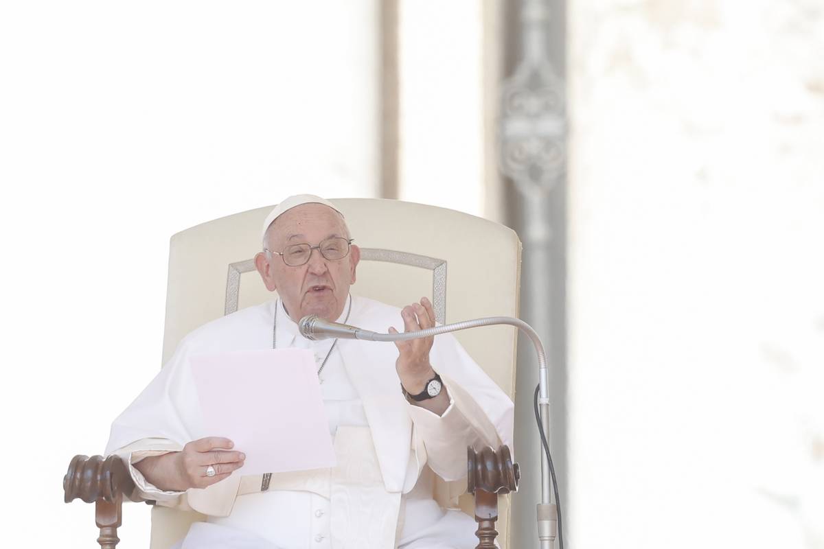 Pope Francis on June 07, 2023 [Riccardo De Luca/Anadolu Agency]