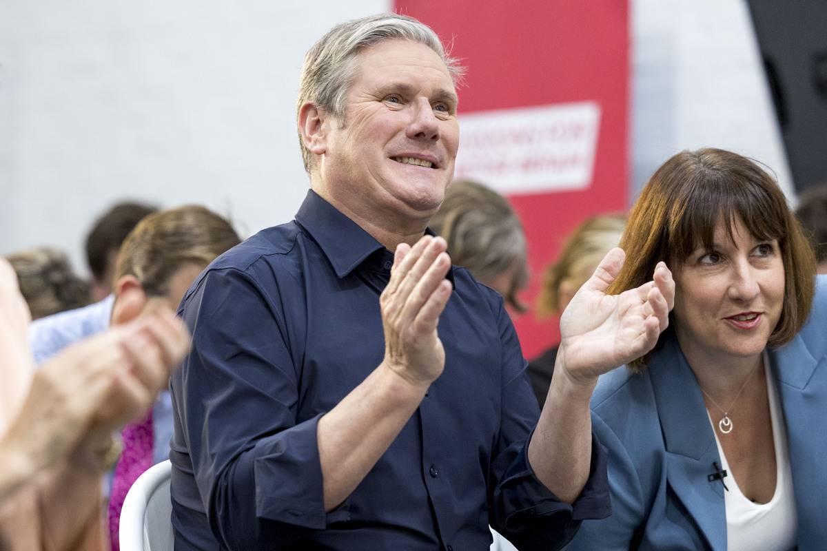 Leader of the Labour Party Keir Starmer in Edinburgh, Scotland on June 19, 2023 [Ewan Bootman/Anadolu Agency]