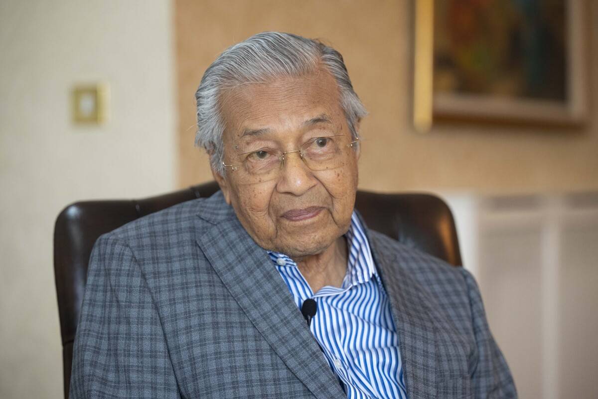 Former Malaysian Prime Minister Mahathir Mohamad in London, United Kingdom on June 23, 2023. [Raşid Necati Aslım - Anadolu Agency]