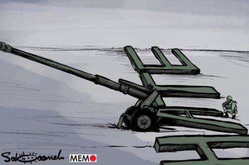 War in Sudan continues... - Cartoon [Sabaaneh/Middle East Monitor]