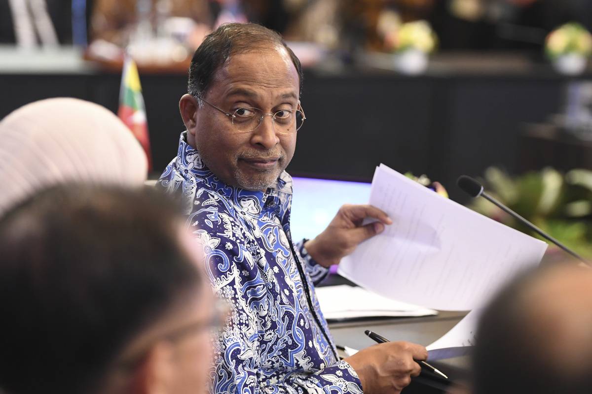 Malaysian Foreign Minister Zambry Abdul Kadir attends the ASEAN Post Ministerial Conference (PMC) meeting with US in Jakarta, Indonesia on July 14, 2023 [Pool/M Risyal Hidayat/Antara - Anadolu Agency]