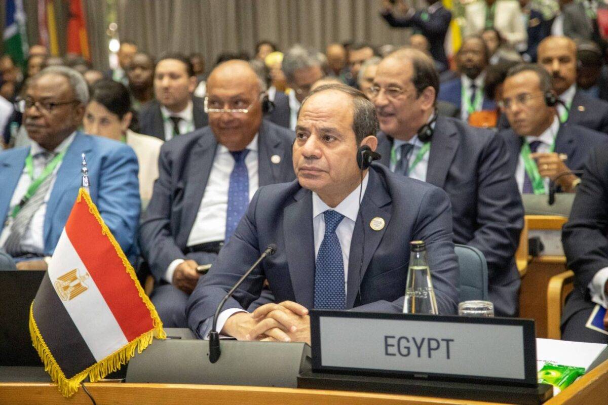 Egyptian President Abdel Fattah Al-Sisi in Nairobi, Kenya on July 16, 2023 [State House of Kenya/Anadolu Agency]