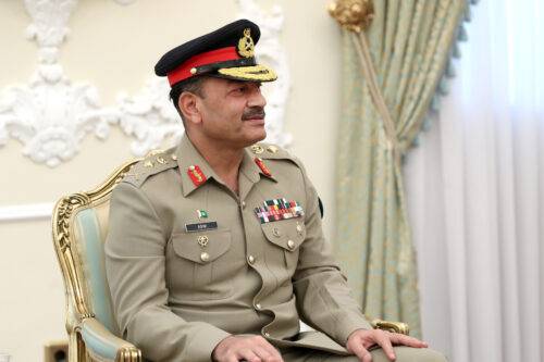 Pakistani army general and Chief of Army Staff Syed Asim Munir Ahmed Shah in Tehran, Iran on July 16, 2023. [IRANIAN PRESIDENCY - Anadolu Agency]