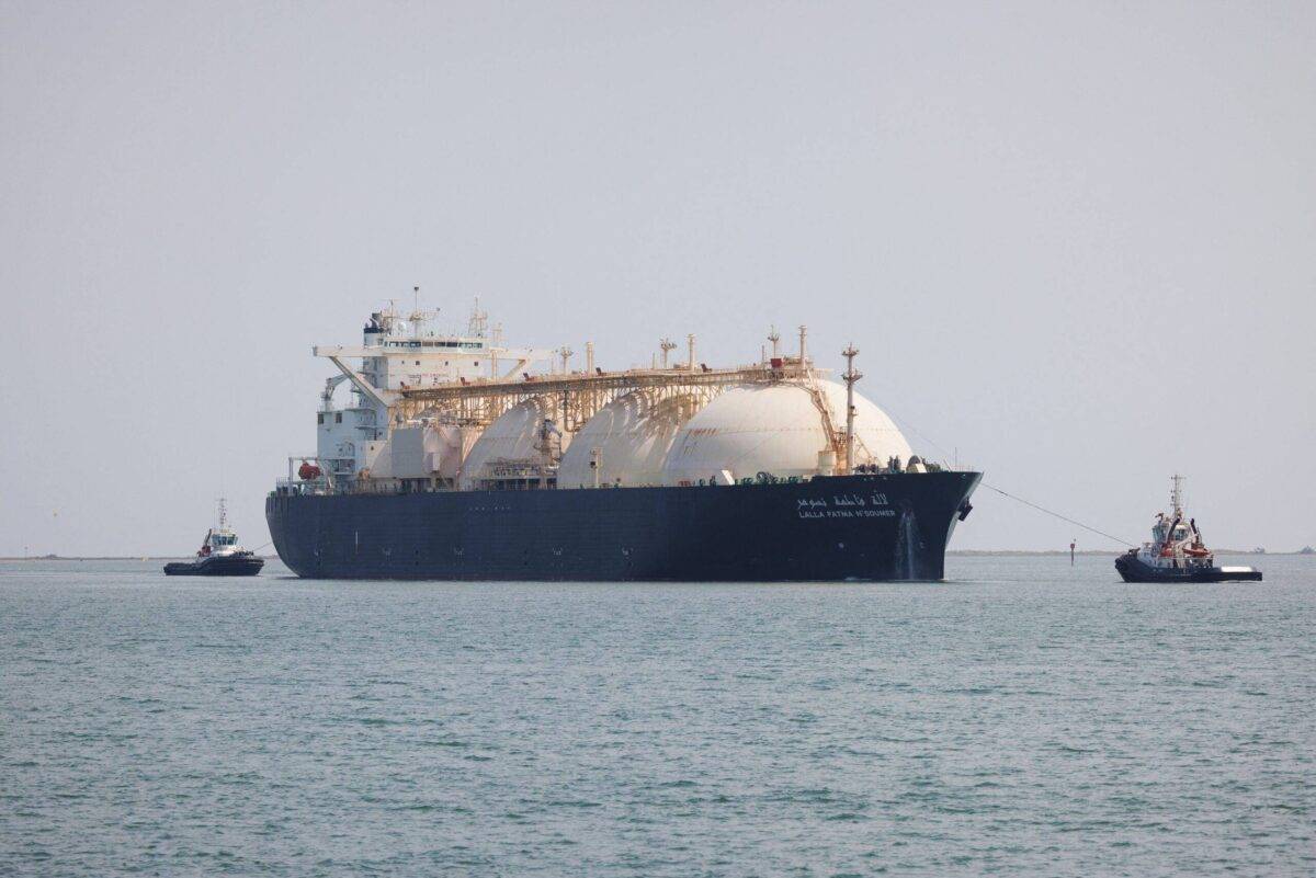 Oil tanker boat on June 22, 2023 [CLEMENT MAHOUDEAU/AFP via Getty Images]