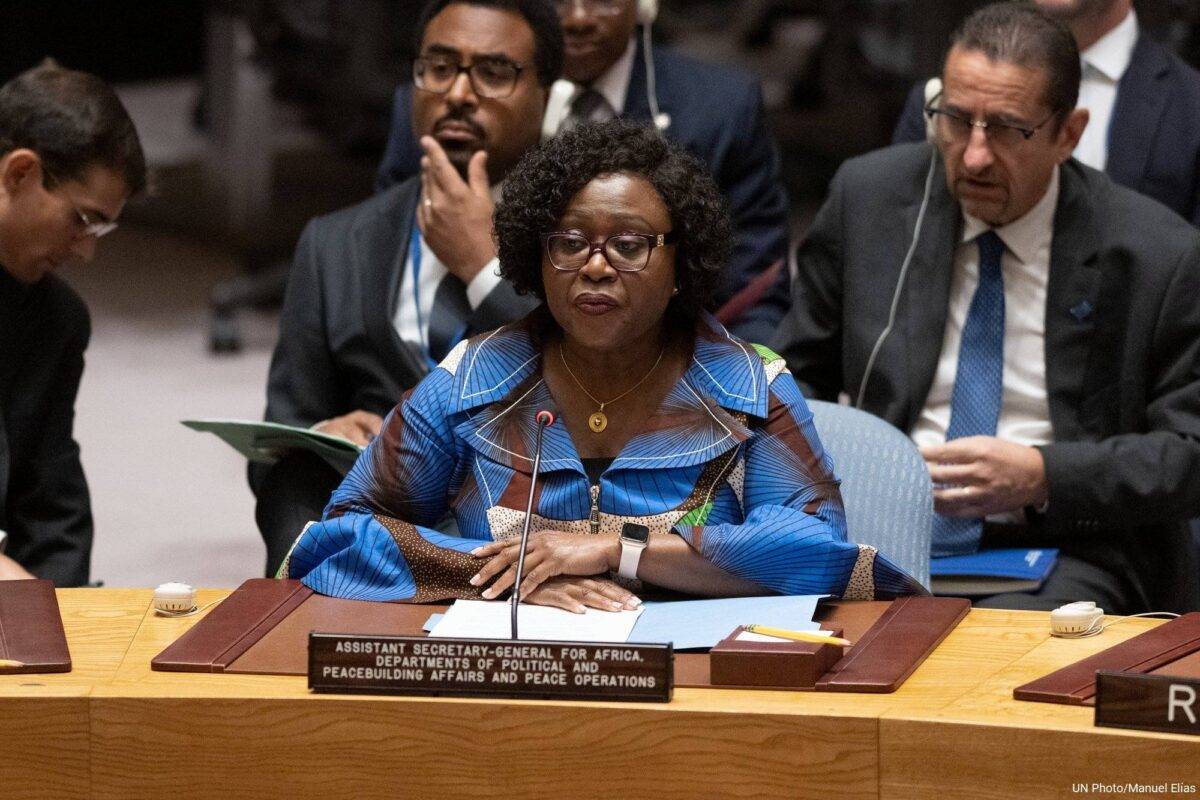 Former Ghanaian diplomat and civil servant, Martha Ama A. Pobee, currently leading on peace and security in Africa at the
