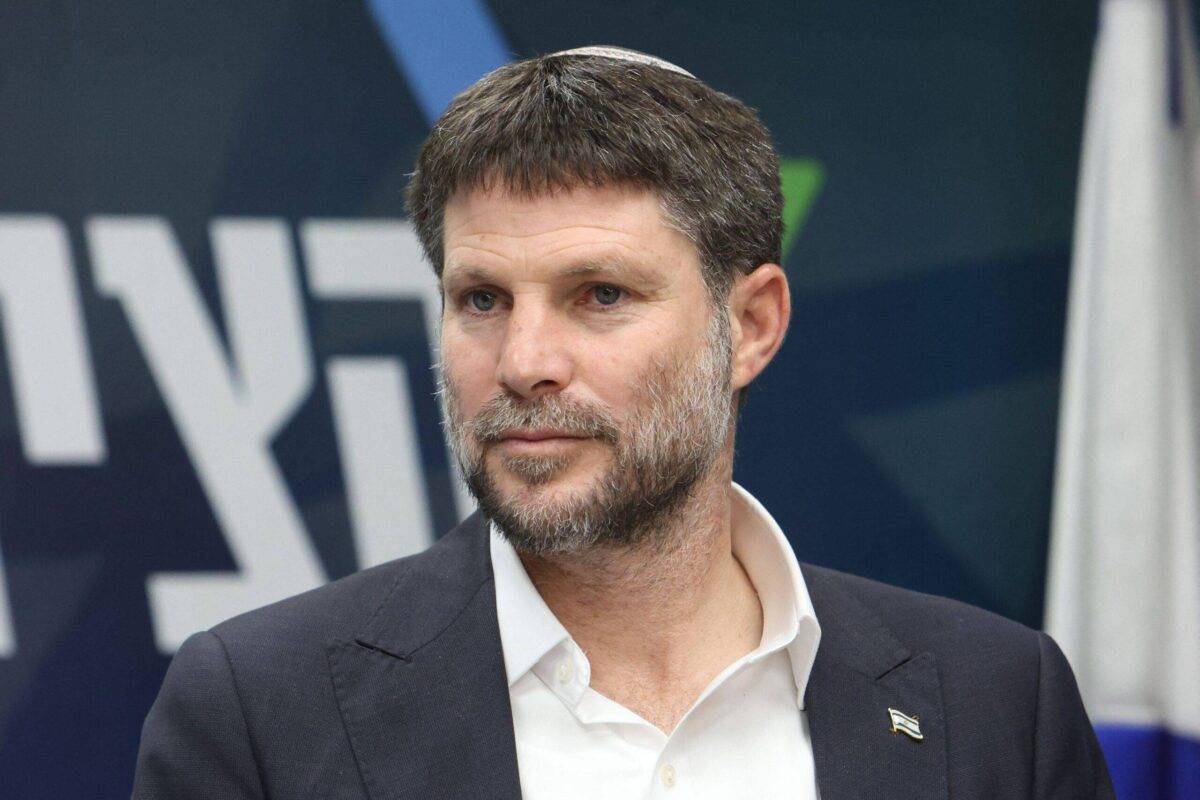Israel's Finance Minister and leader of the Religious Zionist Party Bezalel Smotrich on March 20, 2023 [GIL COHEN-MAGEN/AFP via Getty Images]