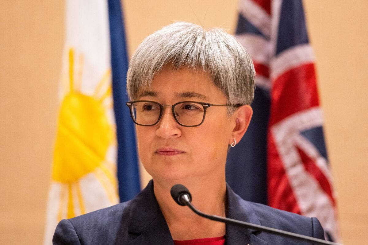 Australian Foreign Minister Penny Wong on May 18, 2023 [Lisa Marie David/Pool/Getty Images]