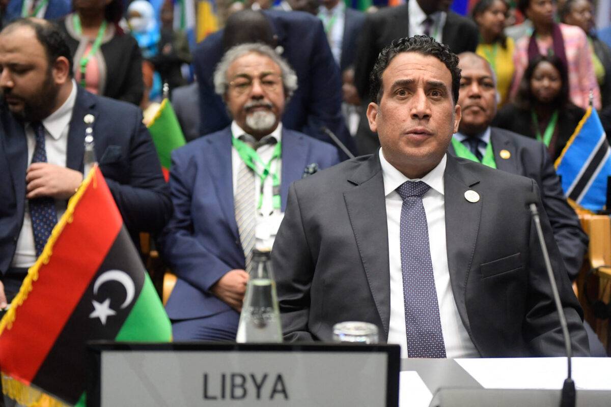 Chairman of the Presidential council of Libya, Mohamed al-Menfi on July 16, 2023 [SIMON MAINA/AFP via Getty Images]