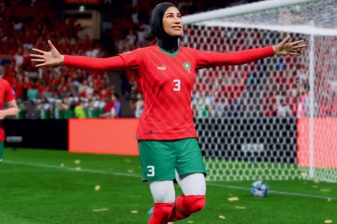 Moroccan footballer Nouhaila Benzina is the first player to ever wear a hijab at a World Cup [Social media]