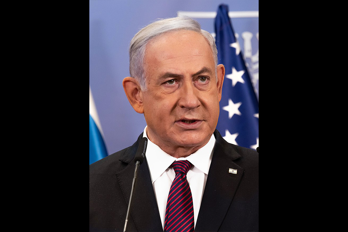 Israeli Prime Minister Benjamin Netanyahu, on April 12, 2021. [US Air Force Staff Sgt. Jack Sanders]
