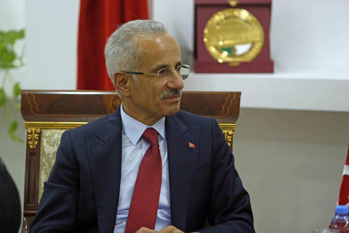Turkish Minister of Transport and Infrastructure Abdulkadir Uraloglu in Algiers, Algeria on September 22, 2023 [Fazil Abd Erahim/Anadolu Agency]