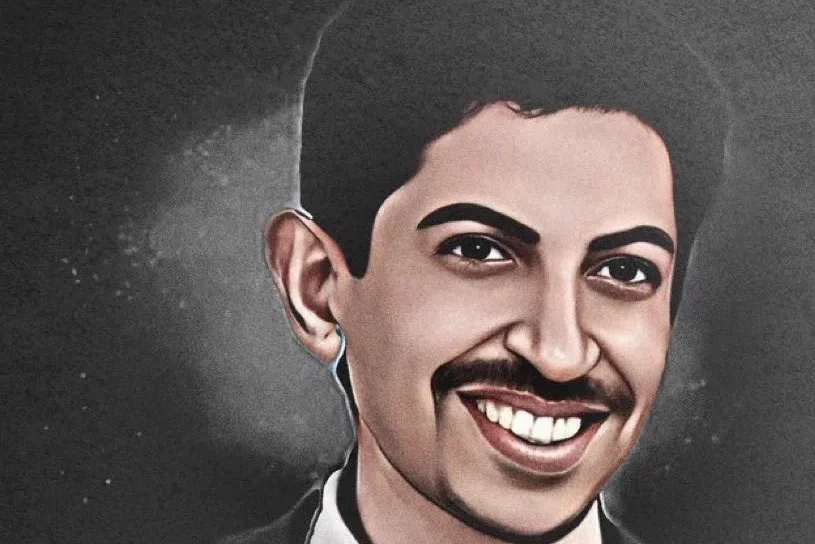 An illustration of prisoner on hunger strike: Abdulhadi Al-Khawaja [@yusufAlhoori/Twitter]
