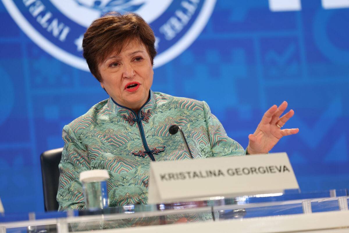 Kristalina Georgieva, Managing Director of the International Monetary Fund (IMF) on April 14, 2023 in Washington, DC [Kevin Dietsch/Getty Images]
