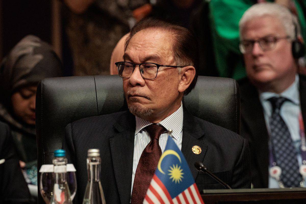 Malaysia's Prime Minister Anwar Ibrahim attends the 18th East Asia Summit as part of the 43rd Association of Southeast Asian Nations (ASEAN) Summit in Jakarta on September 7, 2023 [YASUYOSHI CHIBA/POOL/AFP via Getty Images]