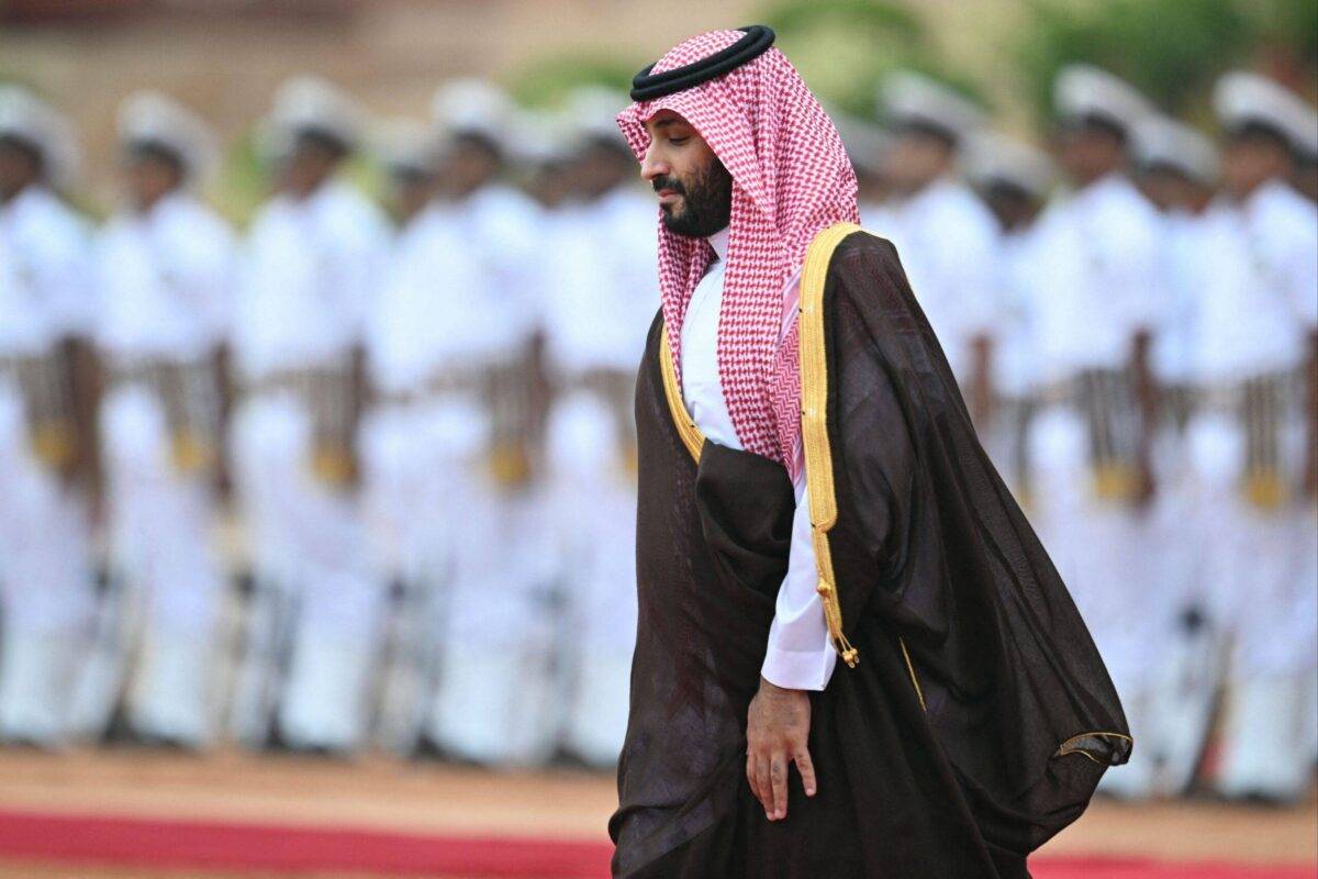 Saudi Arabia's Crown Prince and Prime Minister Mohammed bin Salman on 11 September, 2023 [MONEY SHARMA/AFP via Getty Images]