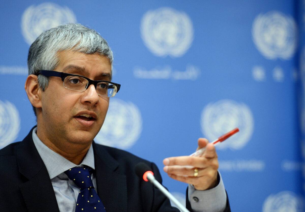 UN Deputy spokesperson Farhan Haq