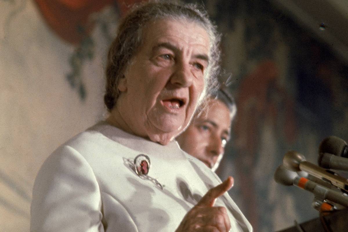 ‘I’m a Palestinian’: Former Israeli PM Golda Meir