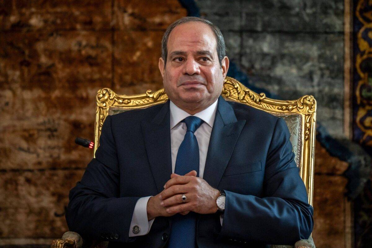 Egypt's President Abdel Fattah al-Sisi during a meeting in Cario on October 18, 2023 [MICHAEL KAPPELER/POOL/AFP via Getty Images]