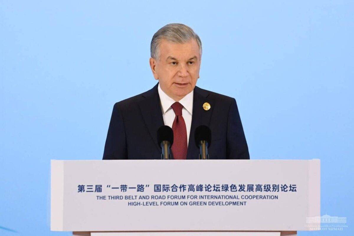 Shavkat Mirziyoyev attends 3rd Belt and Road Forum in China