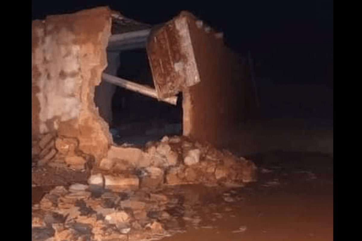 Heavy rains cause houses to collapse in Libya's Ubari