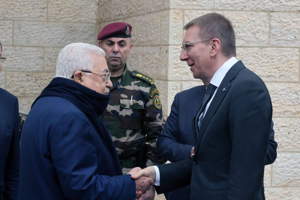 President of Latvia Edgars Rinkevics in Ramallah – Middle East Monitor