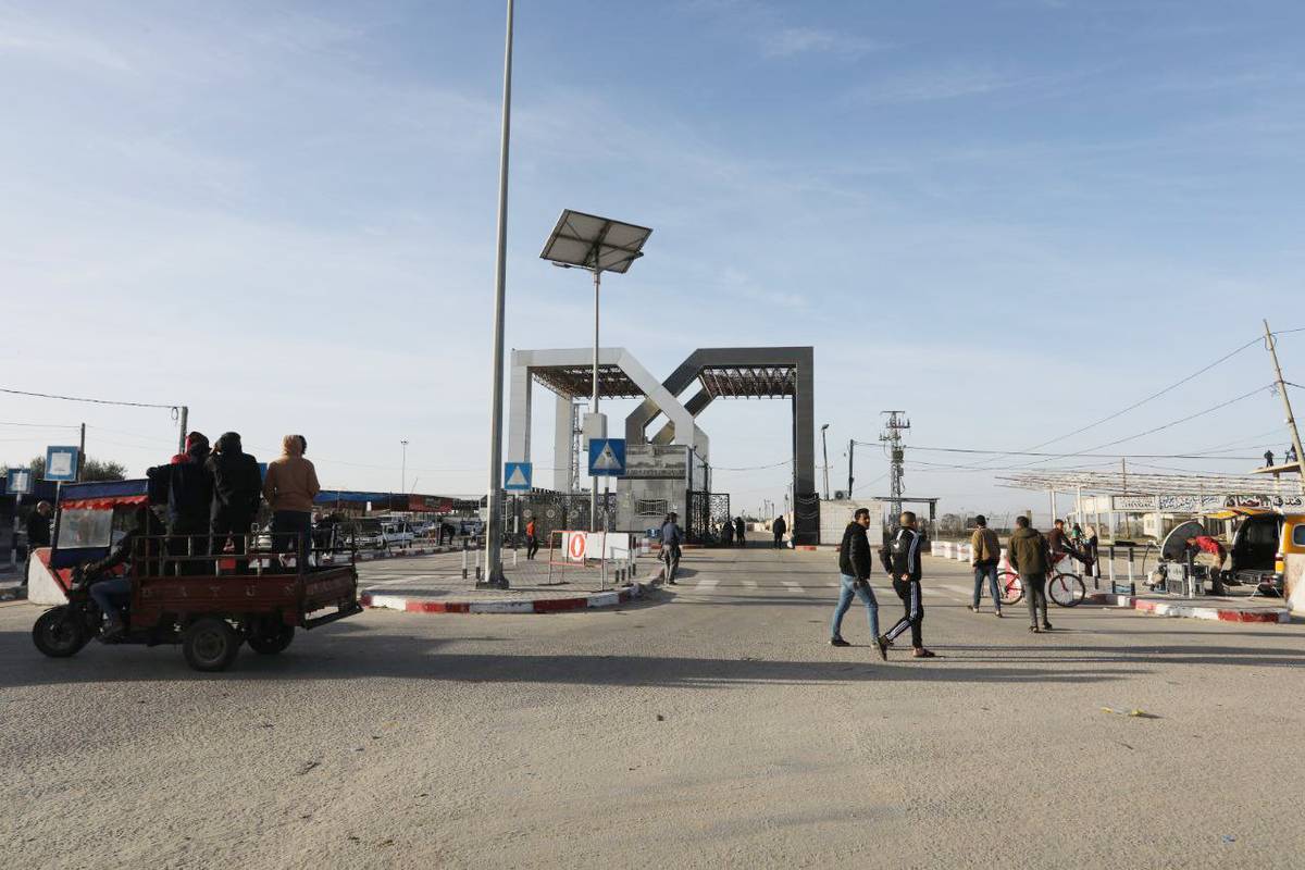 A general view of the Rafah crossing point in Rafah, Gaza on November 24, 2023. [Abed Rahim Khatib - Anadolu Agency]