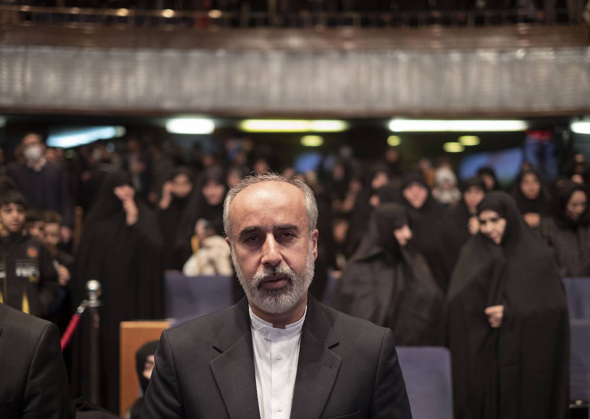 Iran's Foreign Ministry spokesman Nasser Kanaani in Tehran, December 20, 2022. [Morteza Nikoubazl/NurPhoto via Getty Images]