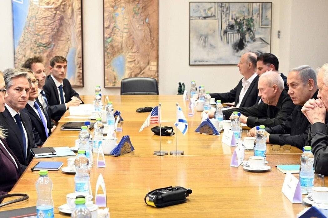US Foreign Secretary Blinken meets Israeli PM Netanyahu