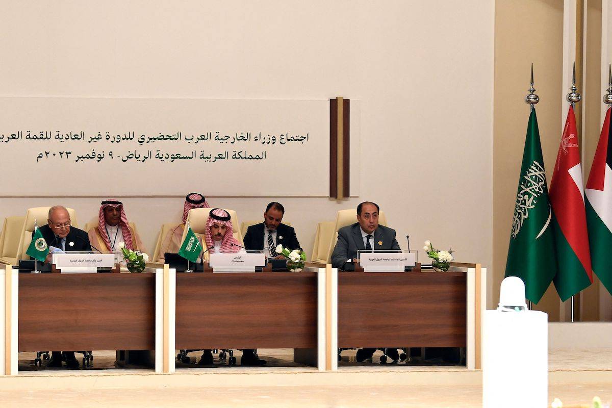 Arab FMs Reject Displacement Of Palestinians To Egypt Jordan Middle 