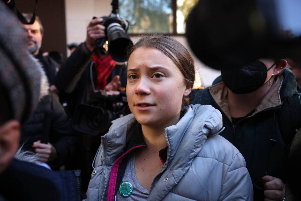 Greta Thunberg Appears In Court For Climate Action Outside Mayfair Hotel