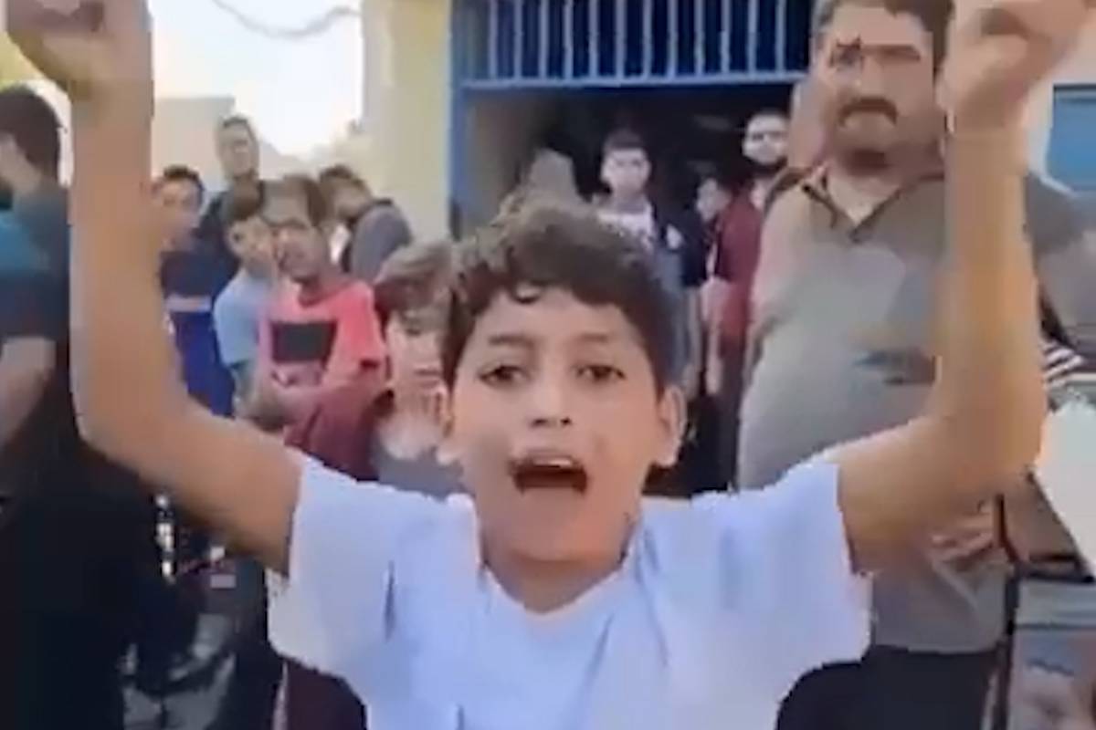 Gaza child's account as Israel strikes school