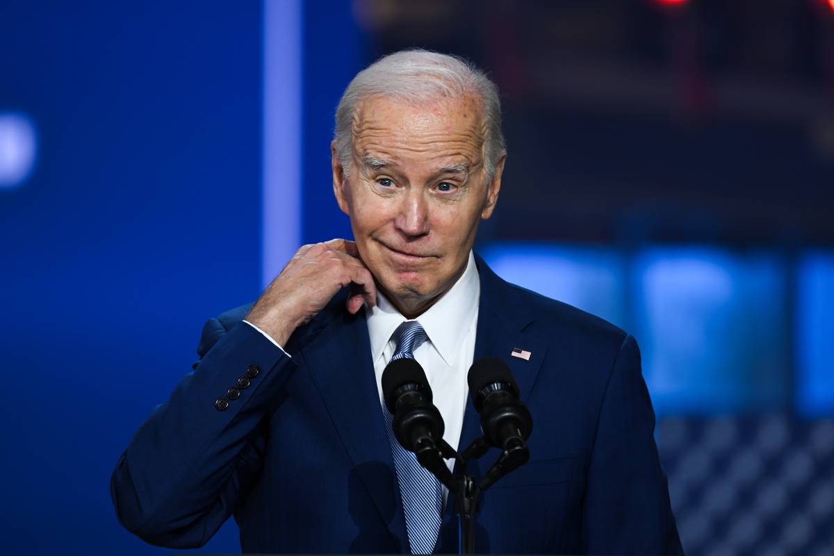 U.S. President Biden delivers remarks on how his Investing in America Agenda is advancing his vision for world-class infrastructure across the country at the Carpenters International Training Center in Las Vegas, Nevada, United States on December 8, 2023 [Tayfun Coşkun - Anadolu Agency]