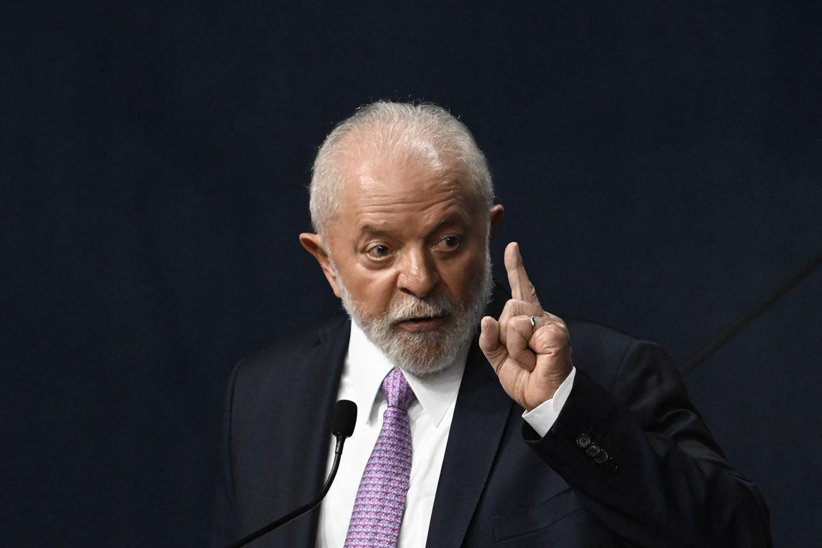 Brazil's President Luiz Inacio Lula da Silva in Brasilia, Brazil, on 18 December, 2023 [Mateus Bonomi/Anadolu Agency]