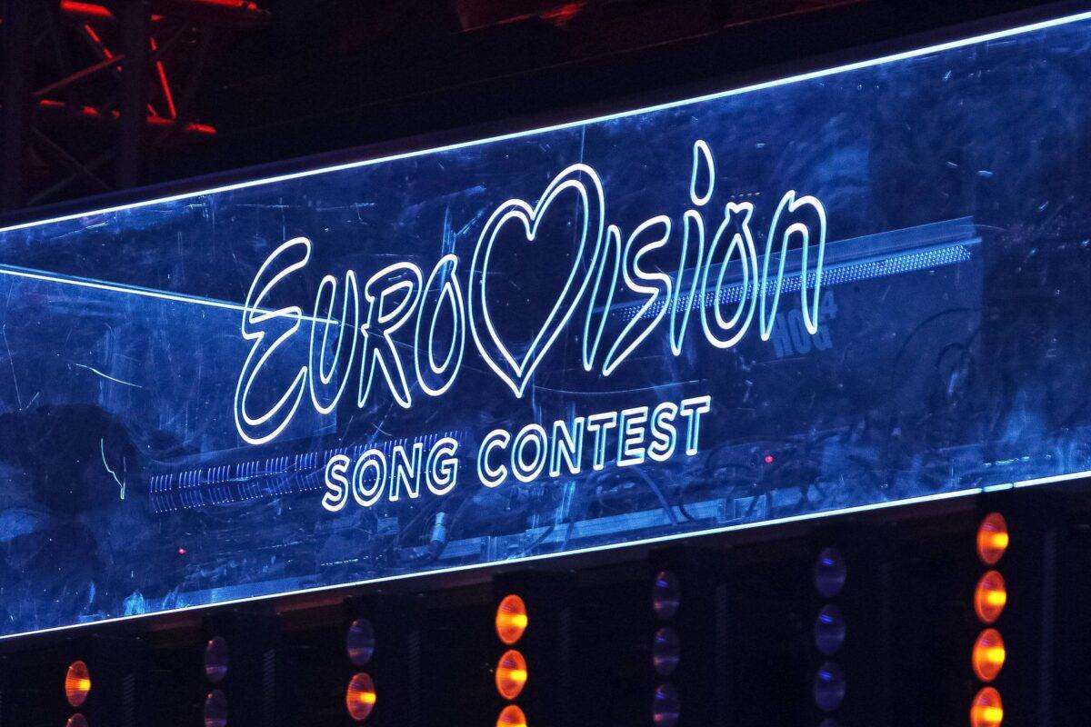 Eurovision Song Contest logo is seen during the 2019