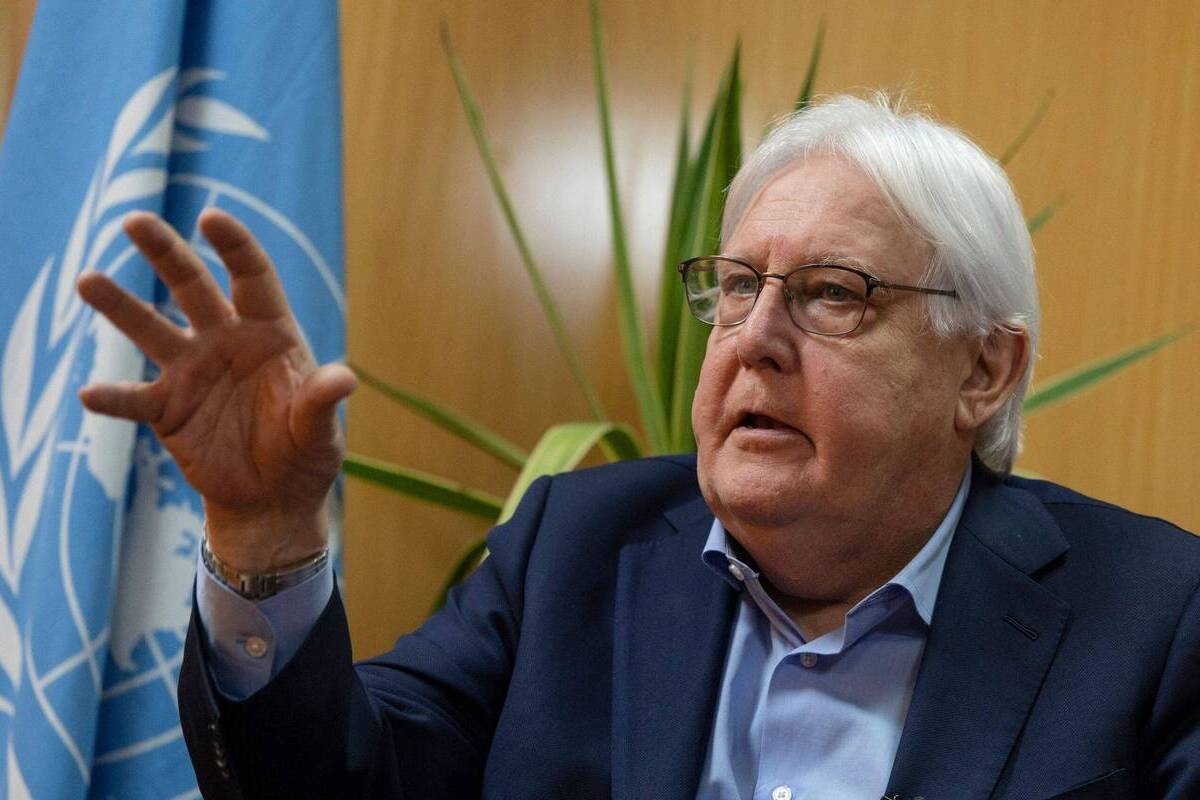 Martin Griffiths, UN Under-Secretary General for Humanitarian Affairs and Emergency Relief. [Photo by WAKIL KOHSAR/AFP via Getty Images]