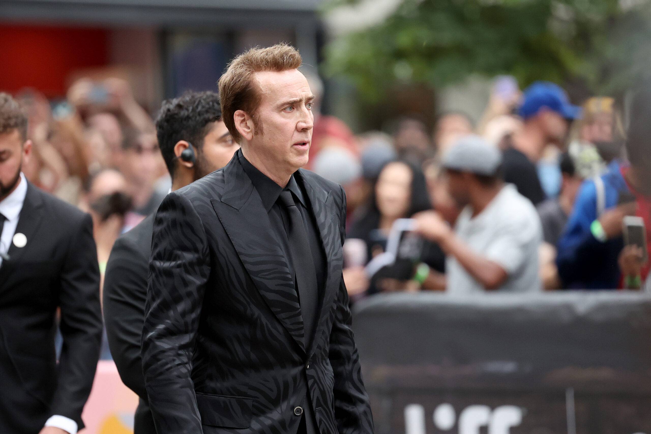 Nicolas Cage attends the "Dream Scenario" premiere during the 2023 Toronto International Film Festival at Royal Alexandra Theatre on September 09, 2023 in Toronto, Ontario [Robin L Marshall/Getty Images]