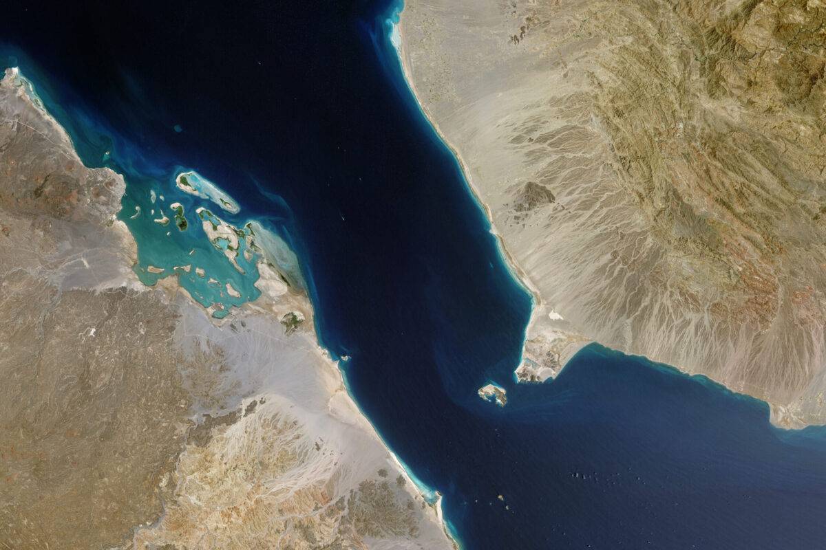Satellite Views of Bab el-Mandeb Strait