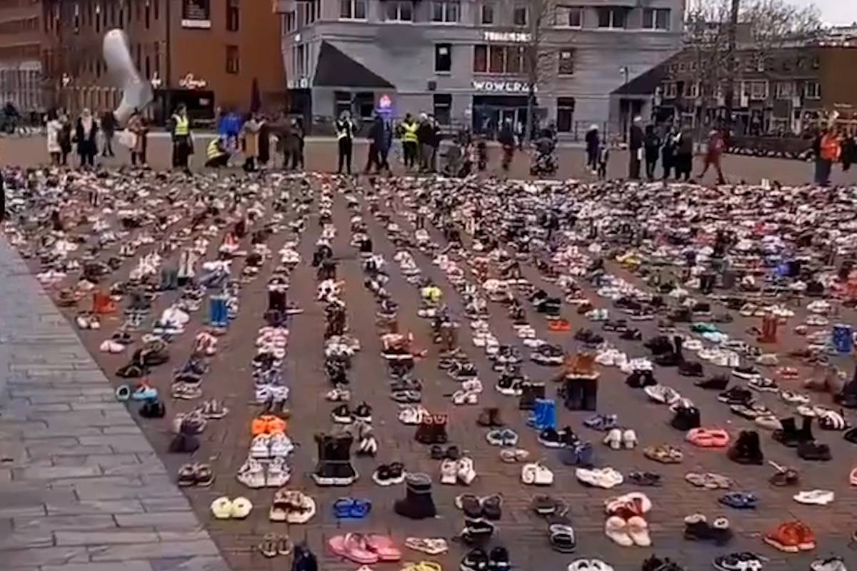 Rotterdam honours Palestinian children lost in the war and demands an end to the genocide