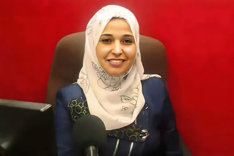 Palestinian journalist Haneen Al-Qashtan [Yasser_Gaza/Twitter]