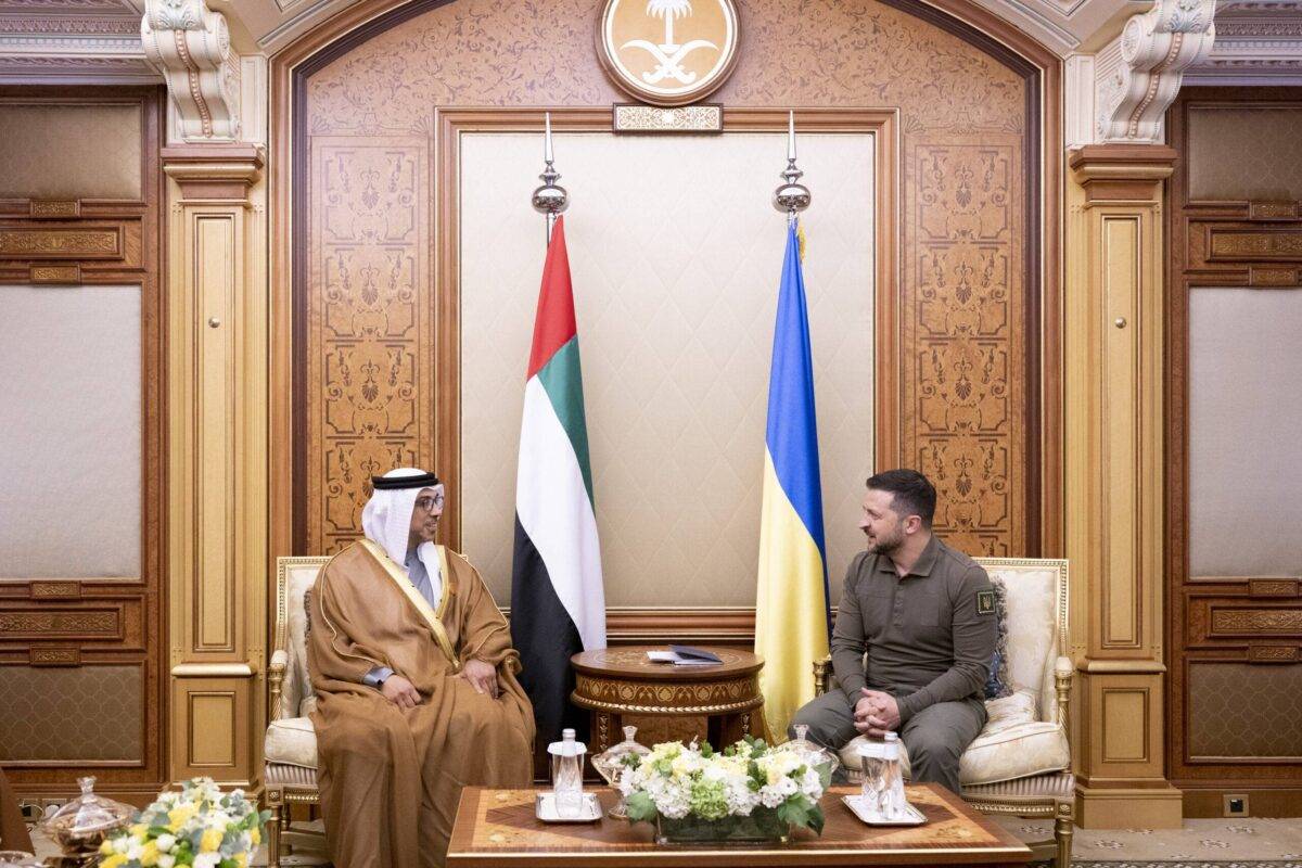 Mansour bin Zayed Al Nahyan - Volodymyr Zelenskyy meeting in Jeddah