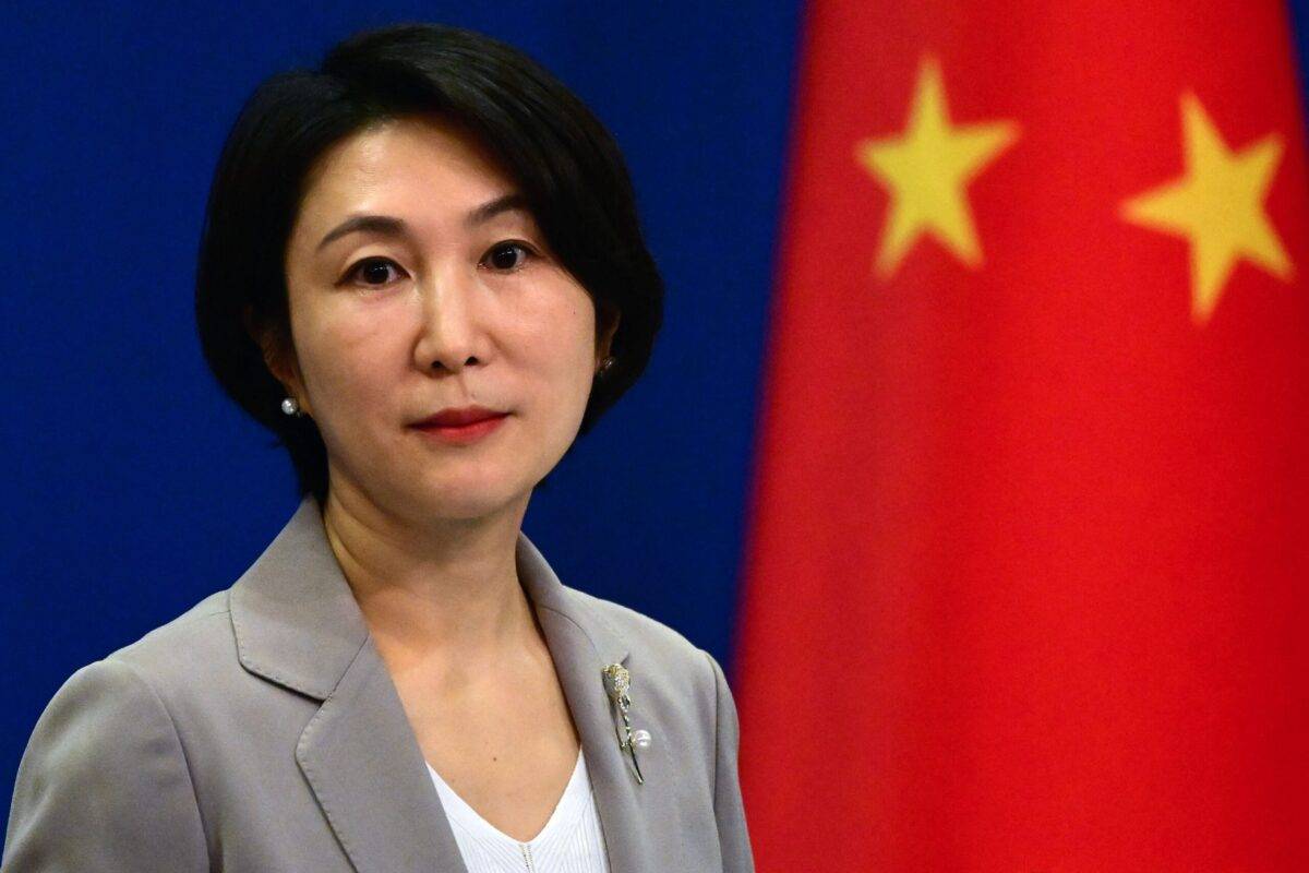 China's foreign ministry spokeswoman Mao Ning addresses a press conference at the Ministry of Foreign Affairs of the People's Republic of China, in Beijing on 26 July, 2023 [PEDRO PARDO/AFP via Getty Images]