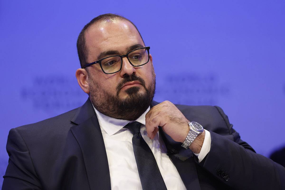 Faisal bin Fadhil Alibrahim, Saudi Arabia's economy and planning minister, during a panel session on day three of the World Economic Forum (WEF) in Davos, Switzerland, on Thursday, Jan. 18, 2024. [Stefan Wermuth/Bloomberg via Getty Images]