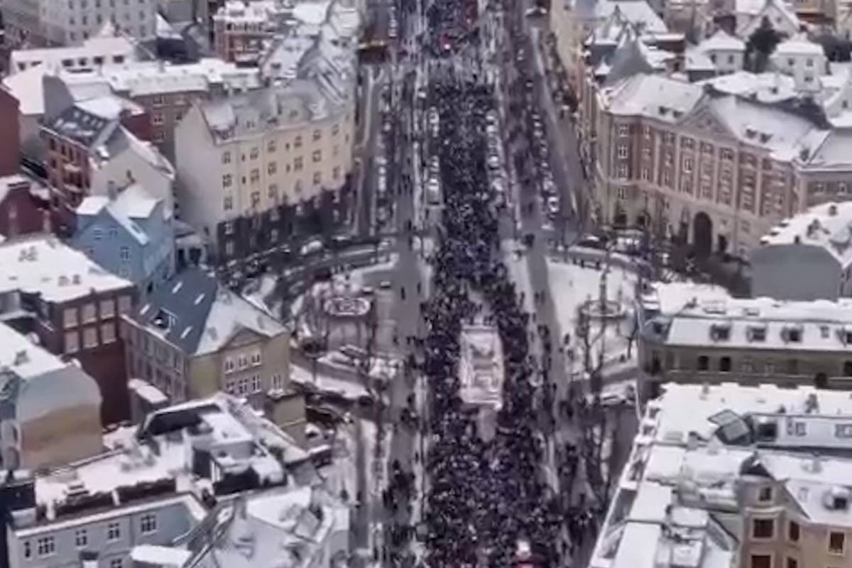 Massive turnout in solidarity with Palestine in Denmark