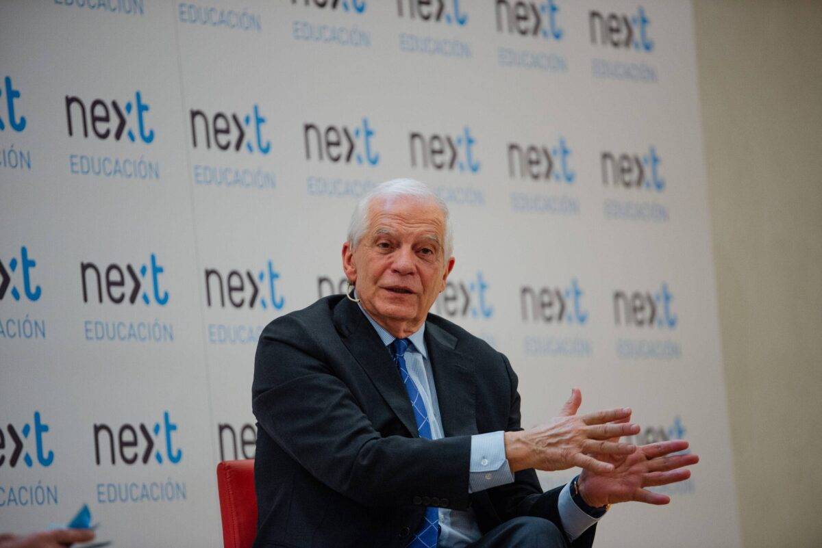 EU High Representative and Vice President of the Commission, Josep Borrell, during a Next Educacion Forum, in Madrid, Spain on 26 February, 2024 [Mateo Lanzuela/Europa Press via Getty Images]