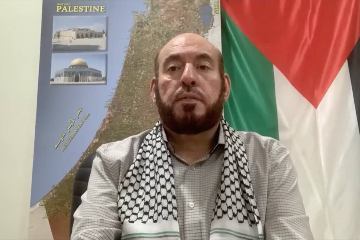 Mohammad Nazzal، member of the Hamas Political Bureau [screengrab/ajmubasher]